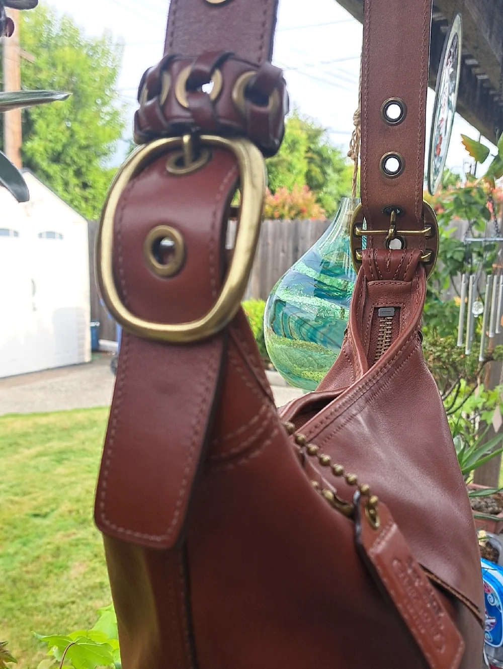 Coach Bleecker Tattersall Duffle Bucket Bag 2007 Clean N Stunning - Picture 5 of 16